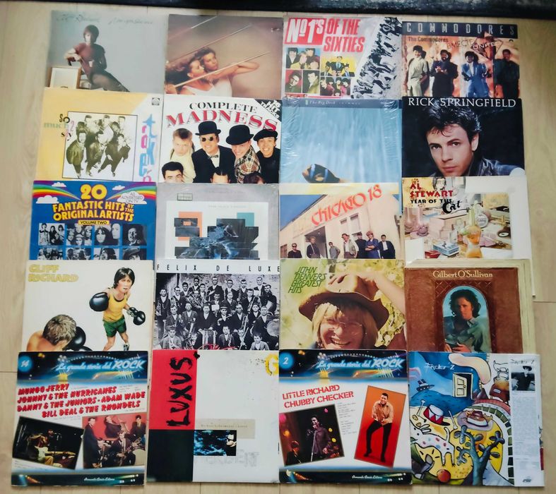 Płyty winylowe winyle Pakiet  100 LP ROCK, POP, SOUL