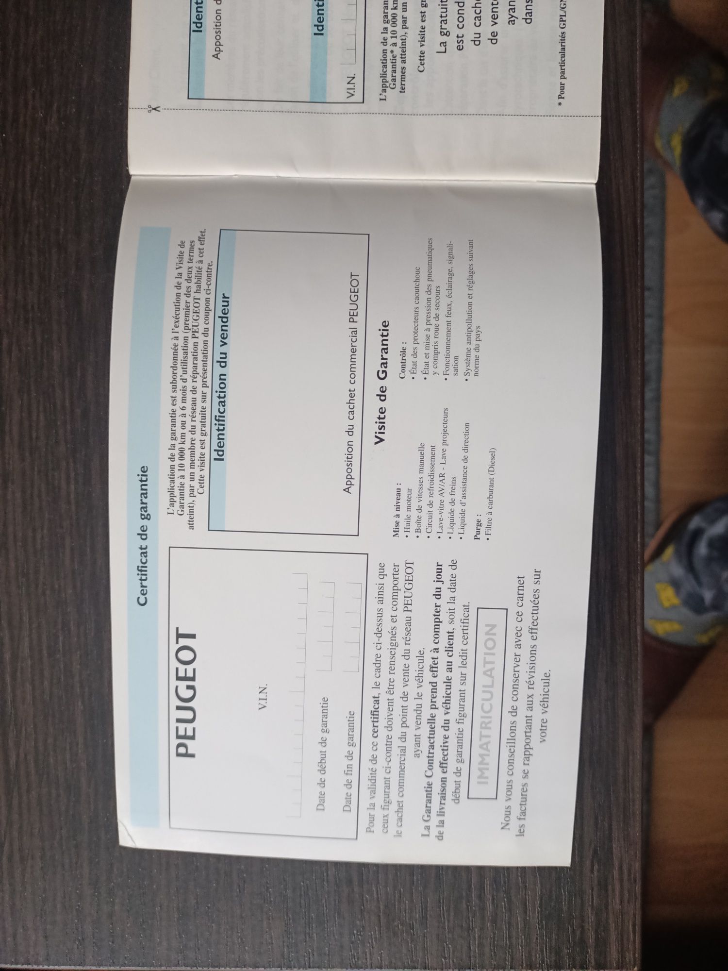 Książka gwarancyjna Peugeot czysta + instrukcja 407