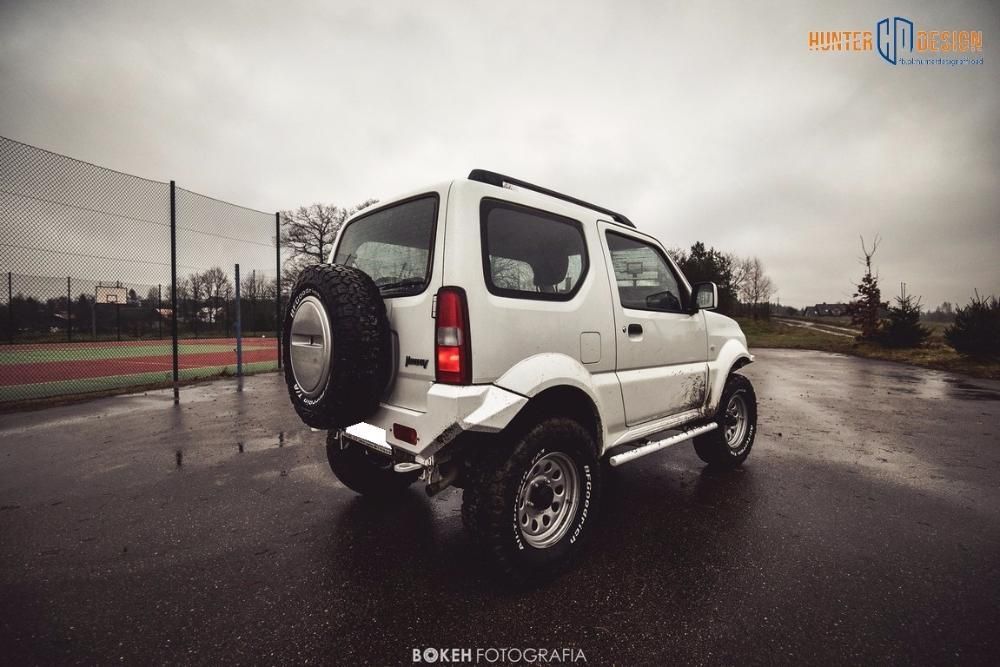 Zderzak stalowy tył Suzuki Jimny HUNTER DESIGN