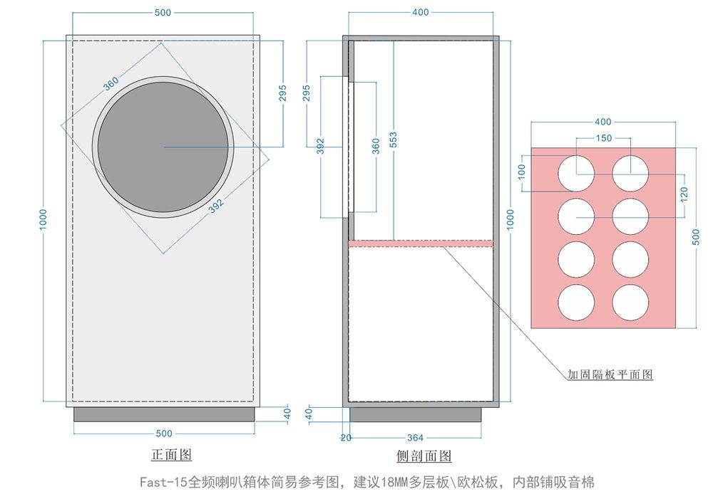 Głośniki szerokopasmowe Lii Audio F-15