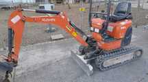 Mini-escavadora KUBOTA U 10-3