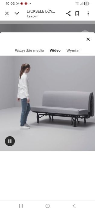 Sofa ikea lycksele