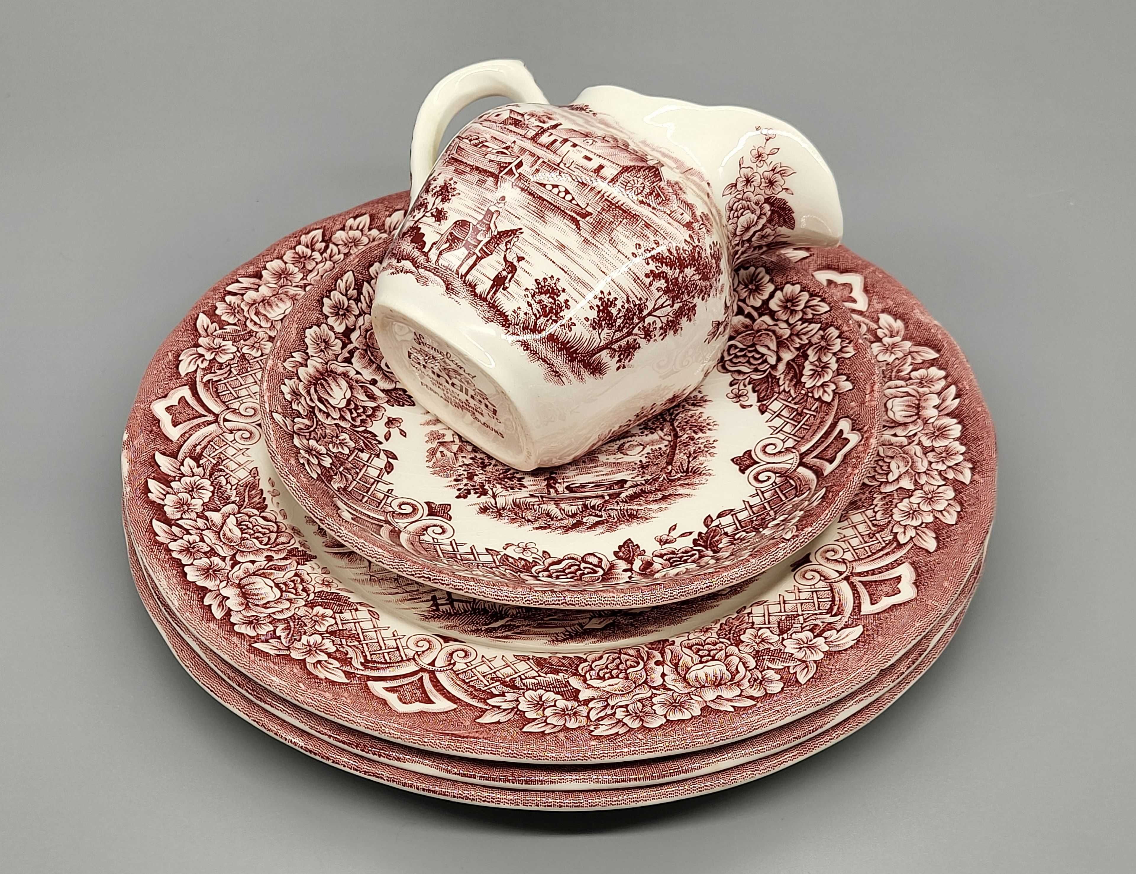 Grindley Homeland Malowana porcelana angielska vintage