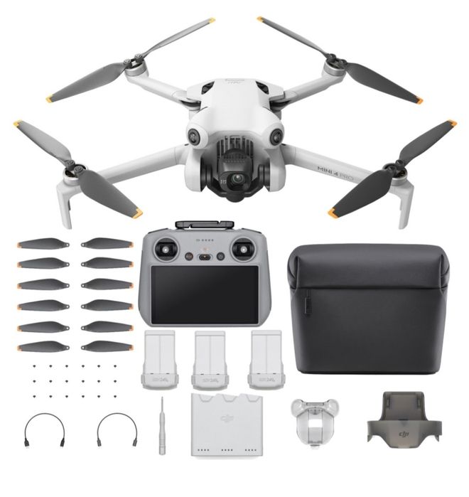 Na Lewara Dron DJI Mini 4 Pro Fly More Combo
