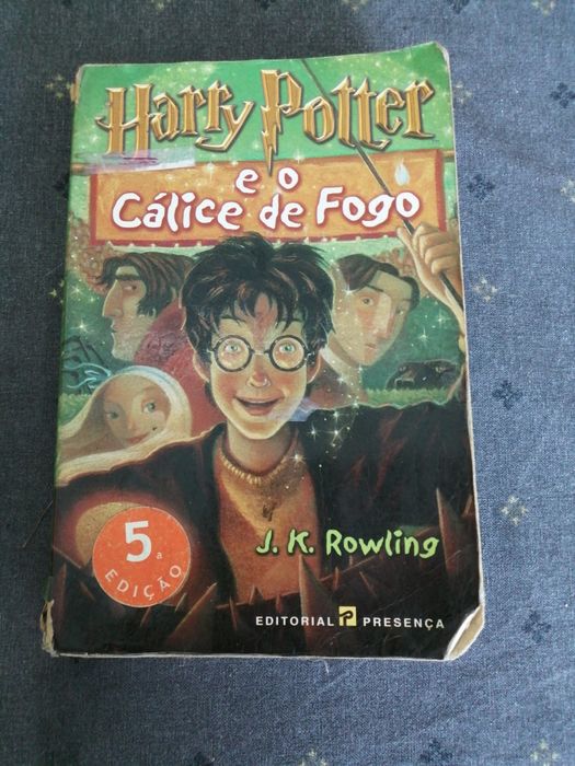 Livro Harry Potter e o cálice de fogo