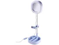 Lampa pierścieniowa CELLULARLINE Selfie Ring Mirror Niebieski