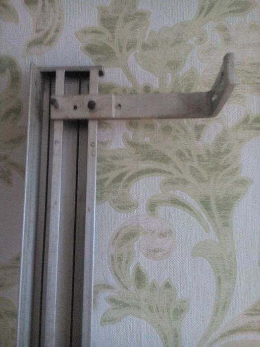 карниз оконный  двойной алюминевый