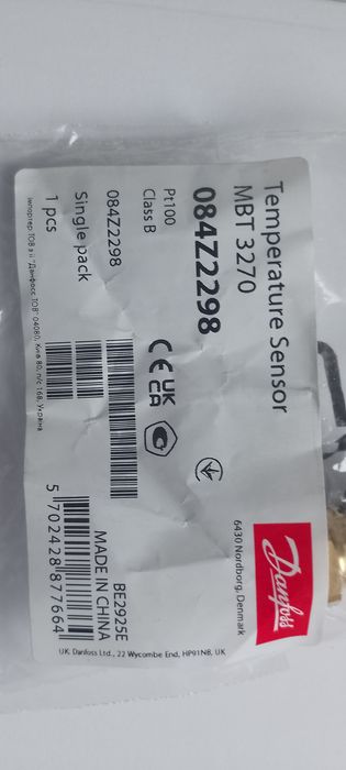 Sonda de temperatura danfoss