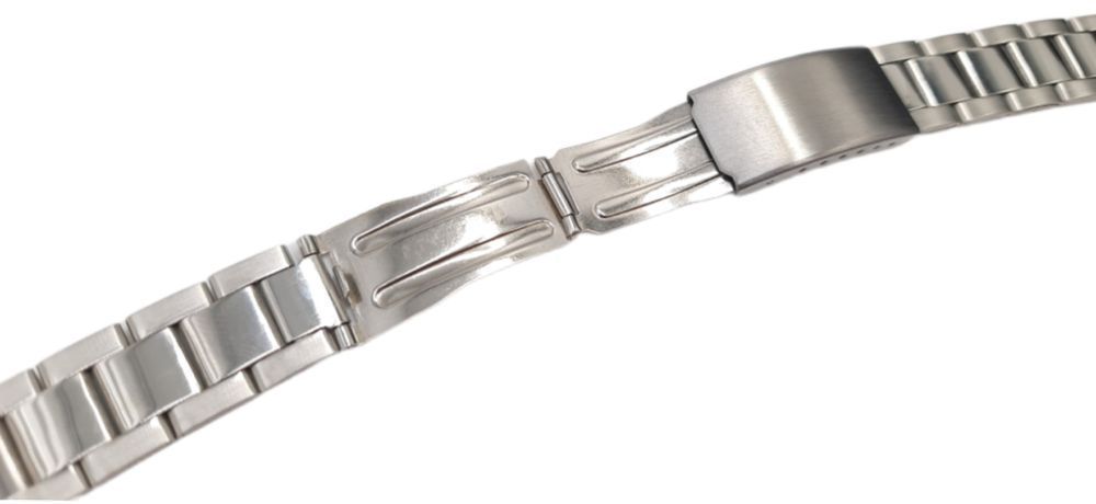 Nowa Bransoleta bransoletka do zegarka elegancka 18 mm stal nierdzewna