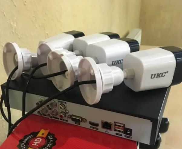 Видеонаблюдение комплект система камер відеоспостереження відеонагляд