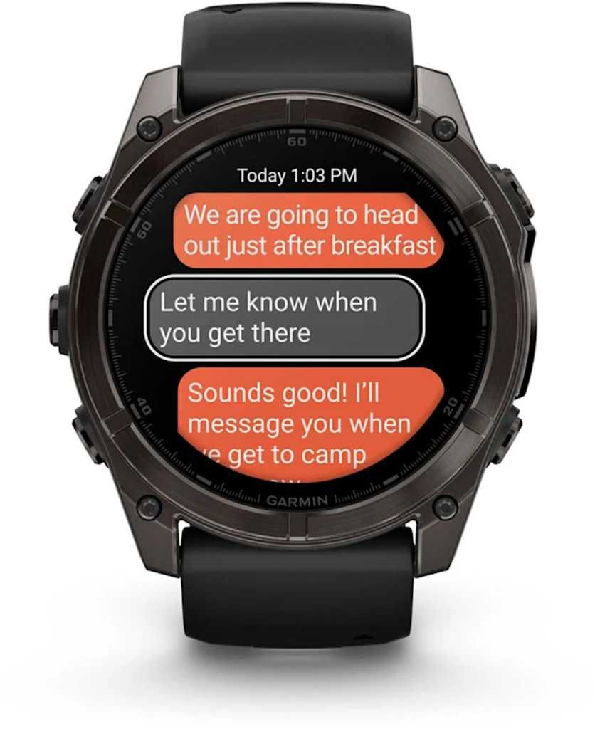 Garmin Fenix 8 47mm AMOLED Sapphire Carbon Gray DLC Titanium