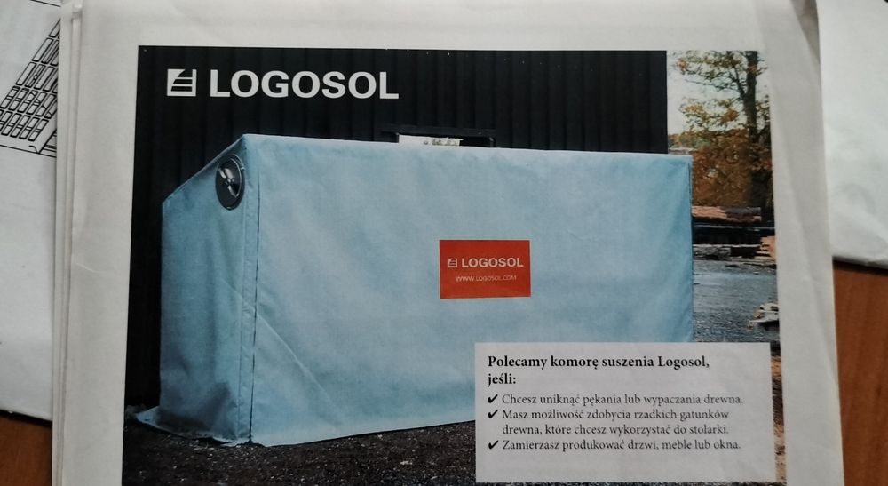 Agregat logosol z komorą suszącą drewno