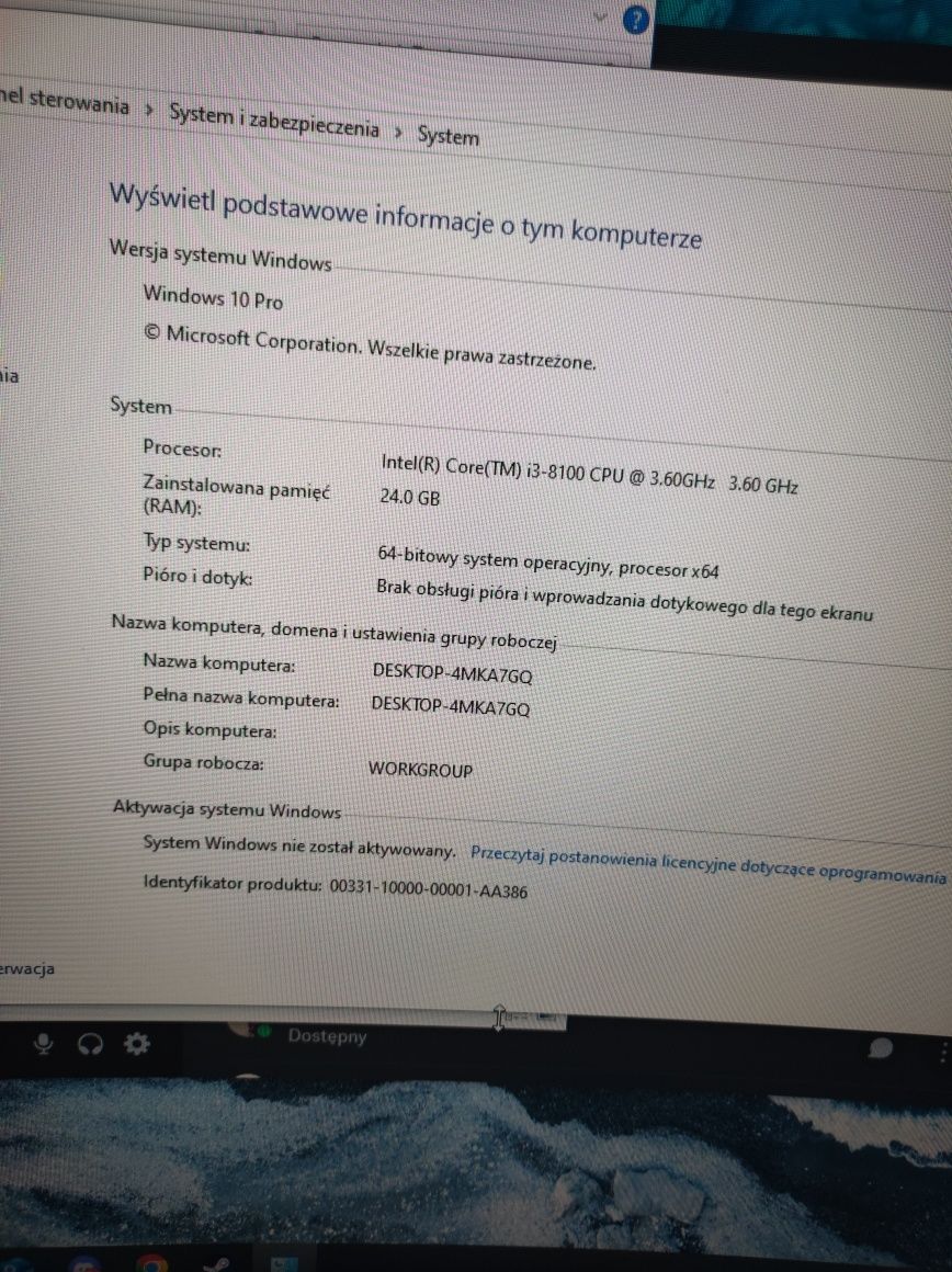 Komputer stacjonarny