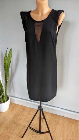 Sukienka Zara dekolt v siateczka odkryte plecy 34 xs