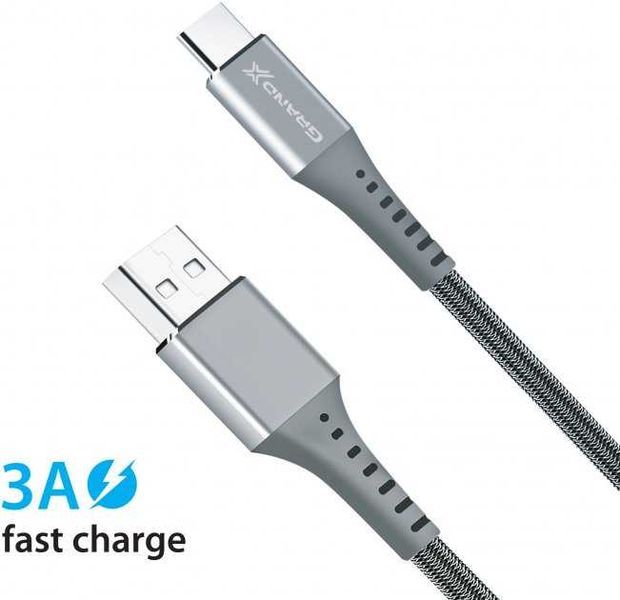 Кабель USB - TYPEC МЕТАЛІК швидка зарядка Привезений з Німеччини