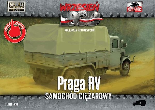 Niemiecka ciężarówka z plandeką do sklejenia i malowania 1/72 - 030