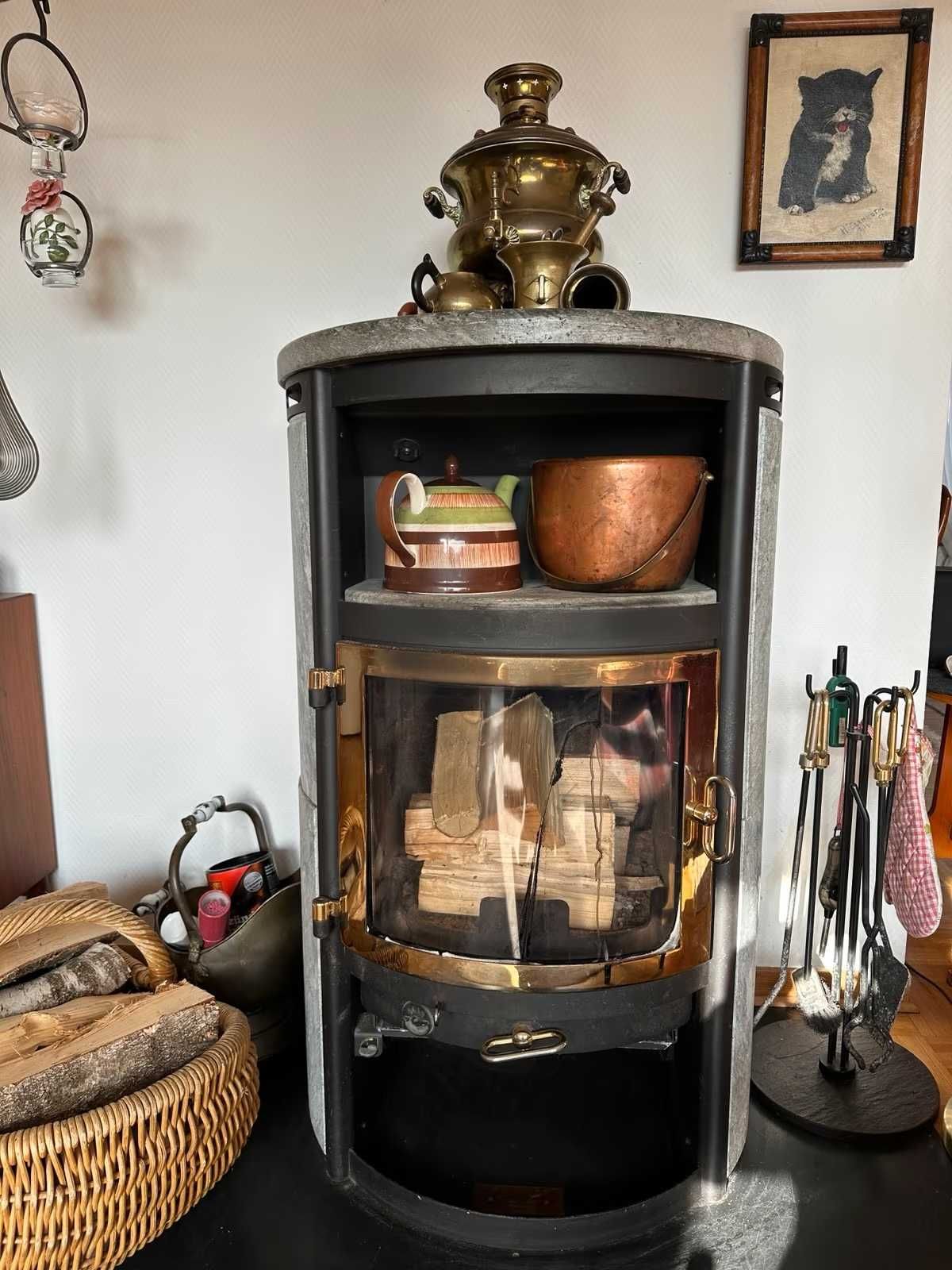 Kominek Piec opalany drewnem Scan 3K, 10 kW