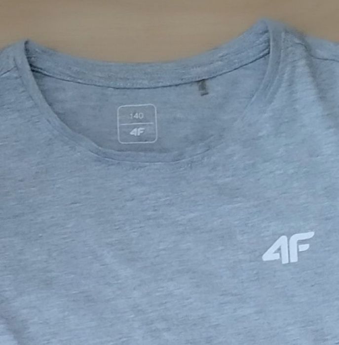 Bluzki 4F 140, zestaw 3 szt(różowa, czarna, szara)