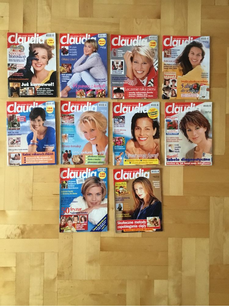 Magazyn Claudia z 1998 roku, 10 sztuk