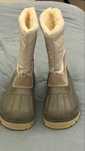 Botas para a neve .
