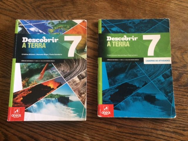 Livros e cadernos de actividades do 7º ano