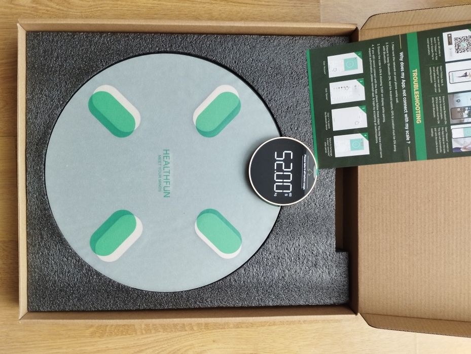 HEALTHFUN Inteligentna waga łazienkowa Bluetooth