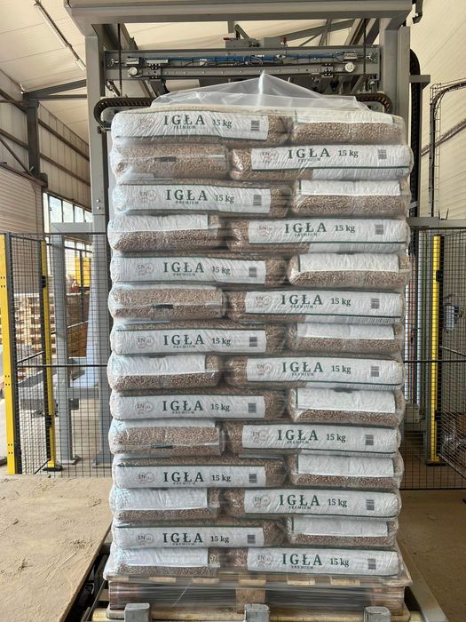 Pellet IGŁA Pelet sosnowy 18,21 MJ 0,51% Popiołu Polski Producent