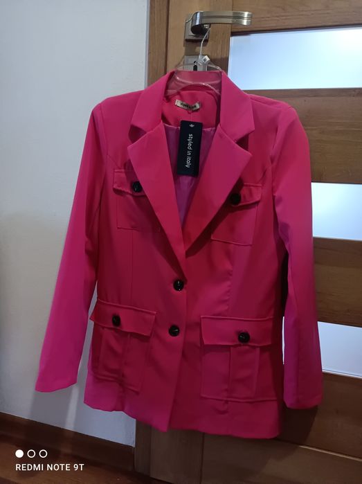 Marynarka fuksja rozmiar M,L Nowa