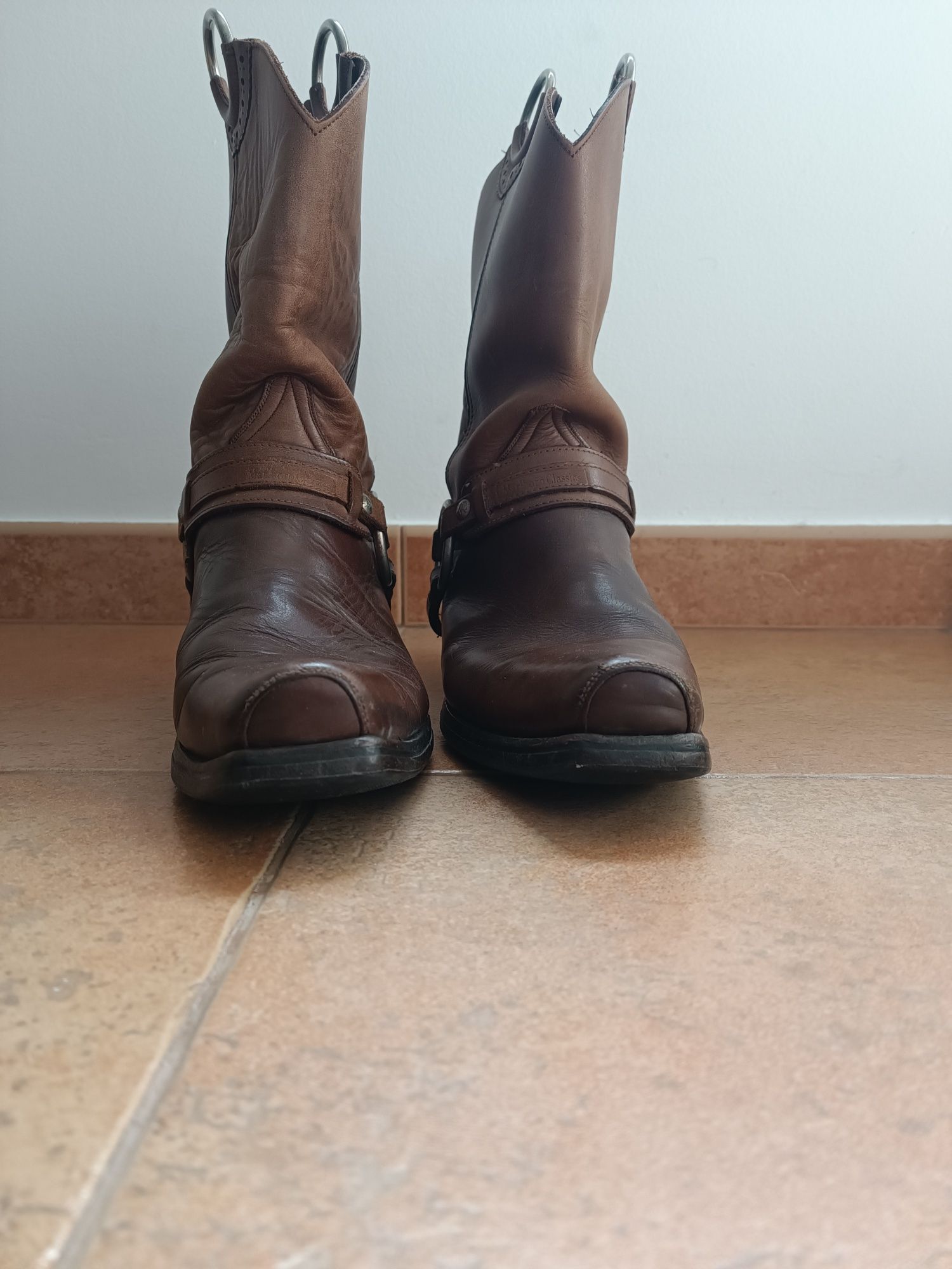 Botas em pele - Marlboro