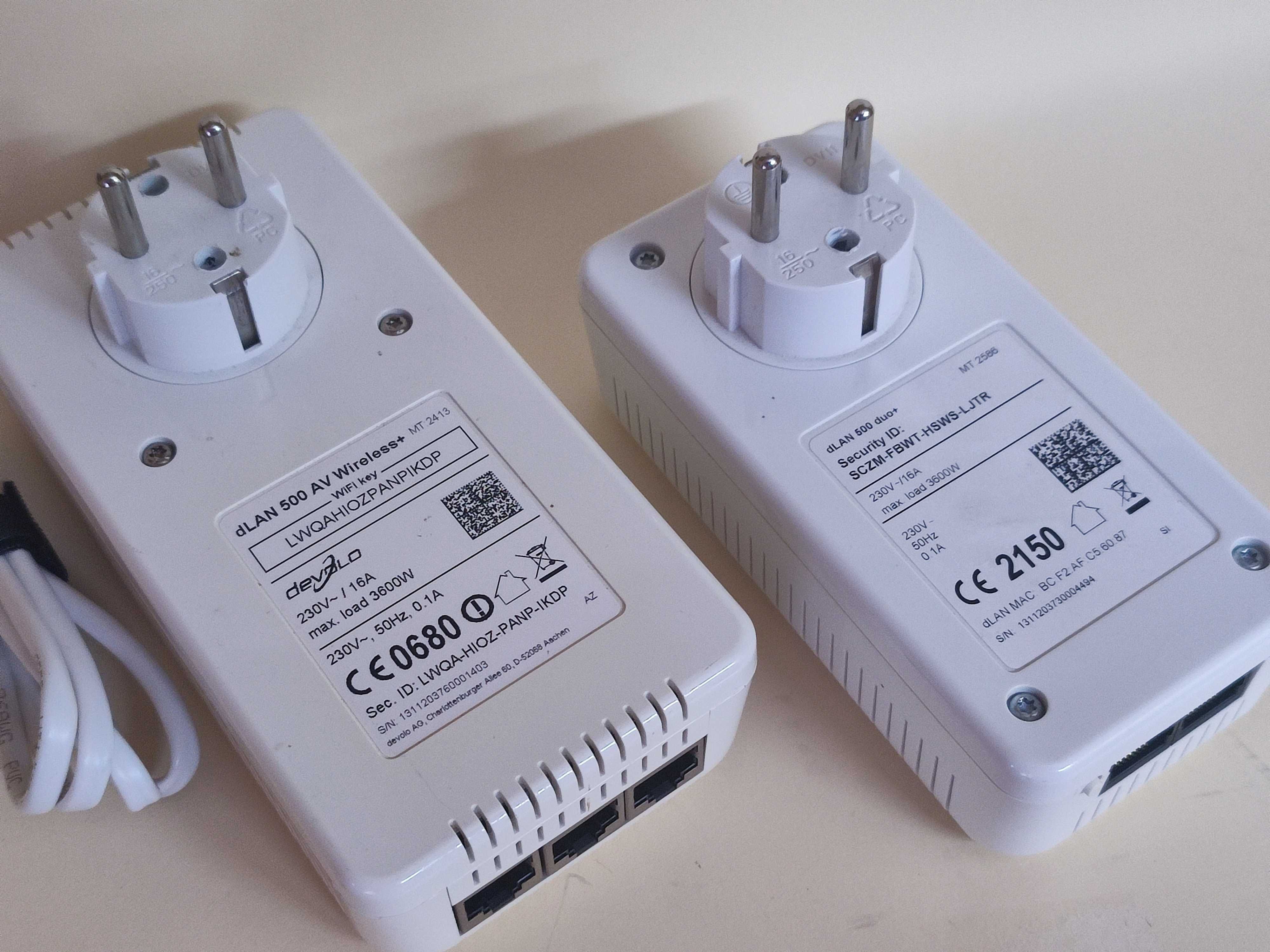 2x Devolo AV500 Wi-Fi Adaptadores CPL Powerline
