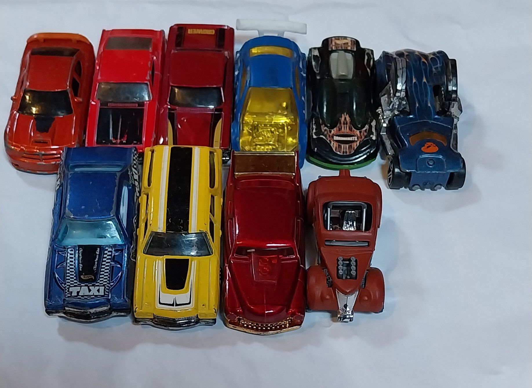 Lote de 10 miniaturas Hot wheels
