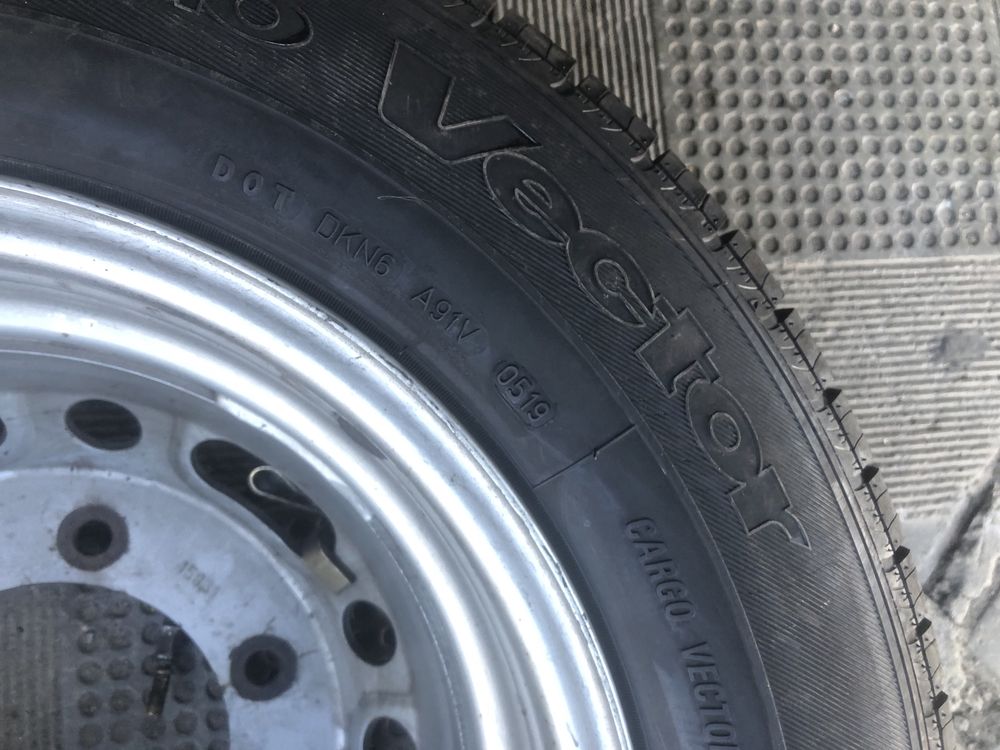 195/75R16C-6шт Goodyear оригінал із Німеччини 8мм в наявності!