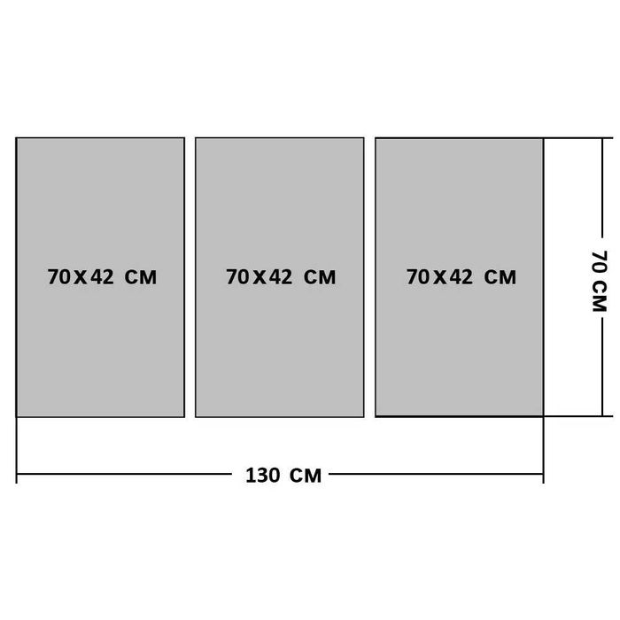 Декор. Модульная картина в гостиную / спальню Абстракція 70х130 см