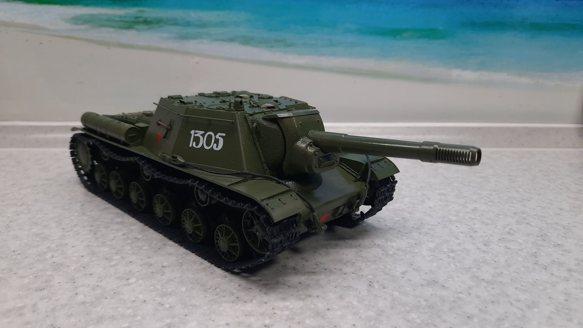 Модель танка СУ-152 масштаб 1:35
