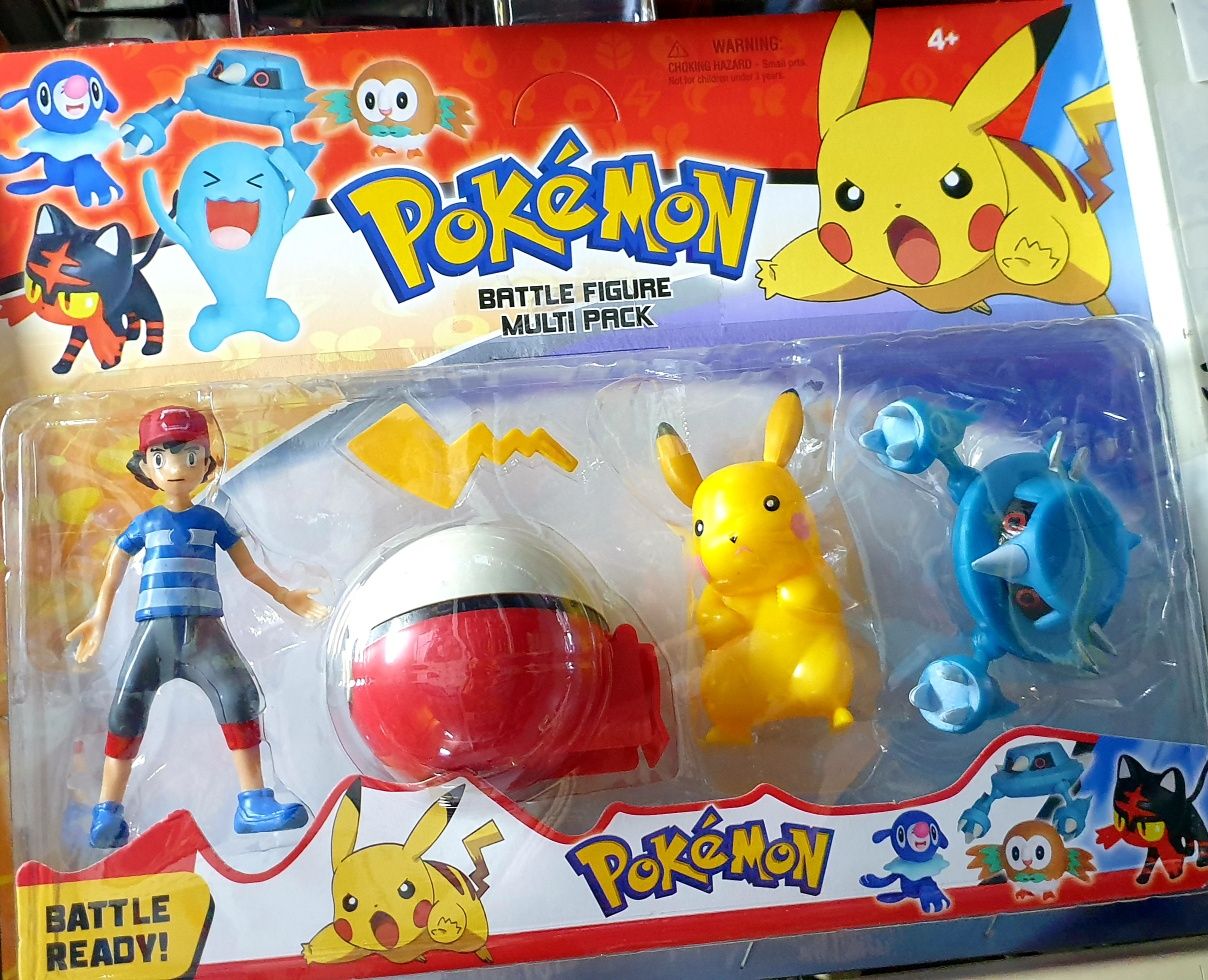 Extra zestaw figurek Pokemon z Pikachu