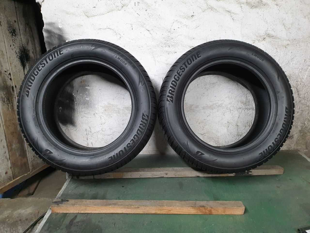 Dwie Opony zimowe Demo 255/55R18 8mm 2022r Bridgestone Blizzak LM005