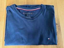 Koszulka t-shirt Tommy Hilfiger XL/XXL granatowy slim fit