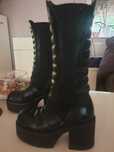 Buffalo Boots wysokie,masywne 37,38 buty skórzane