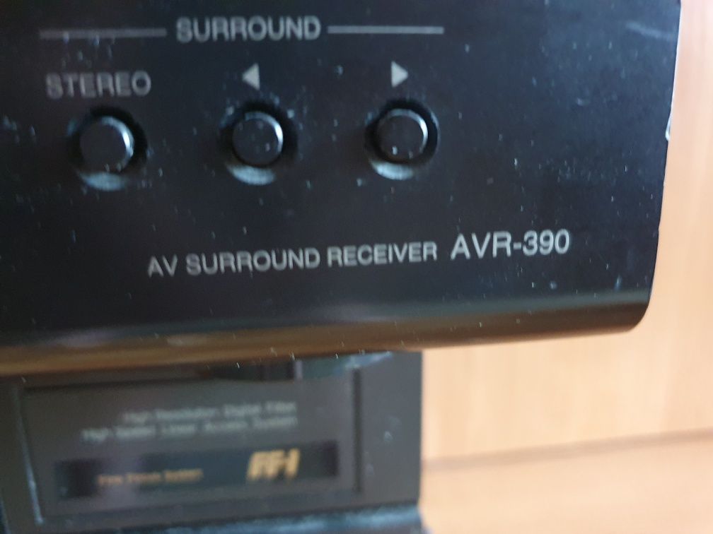Amplituner Denon AVR-390 i 2 kolumny Eltax