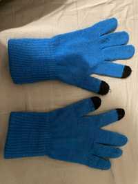 Rękawiczki niebieskie