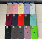 Чехол на айфон 13 Silicone Case iPhone 13 микрофибра силиконовый чохол