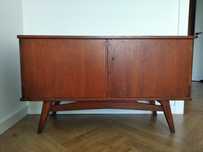 Szafka komoda drewniana vintage PRL