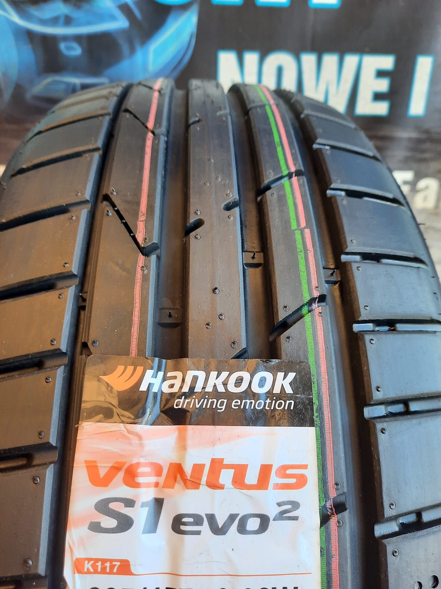 Opona letnia 225/45/19 92W Hankook ventus S1 Evo 2 Nowa pojedyncza