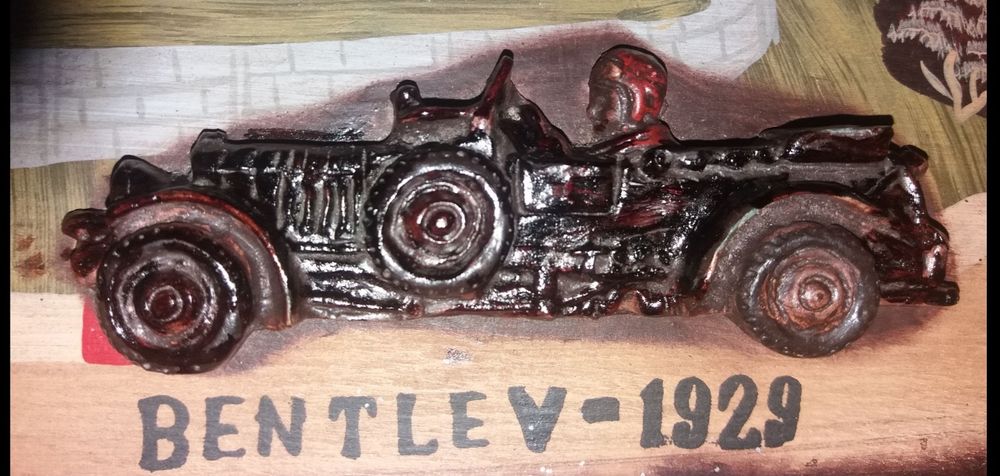 Quadro com carro  1929 antigo !