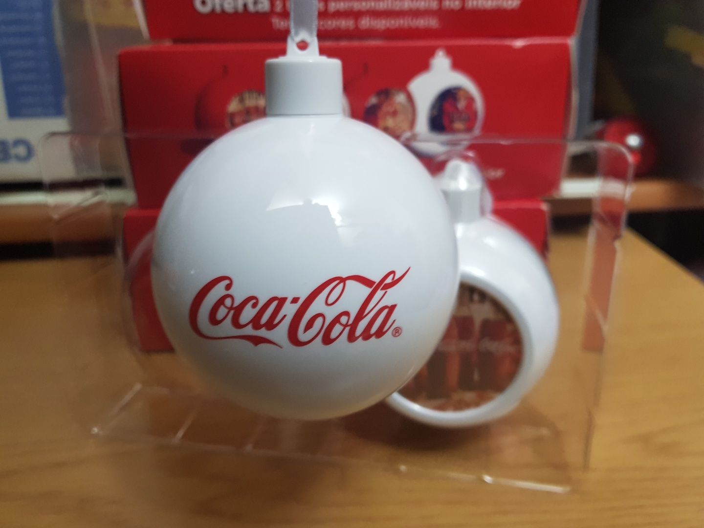 Coca cola memorabilia- bolas Natal
