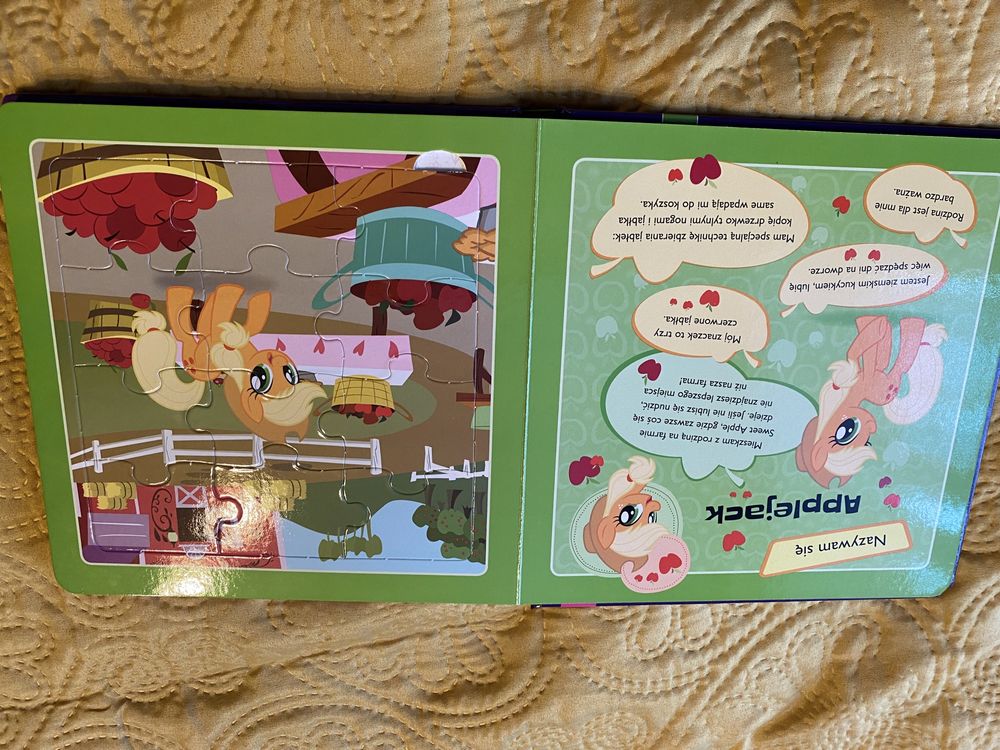 Książka z puzzlami My Little Pony puzzle jak nowa