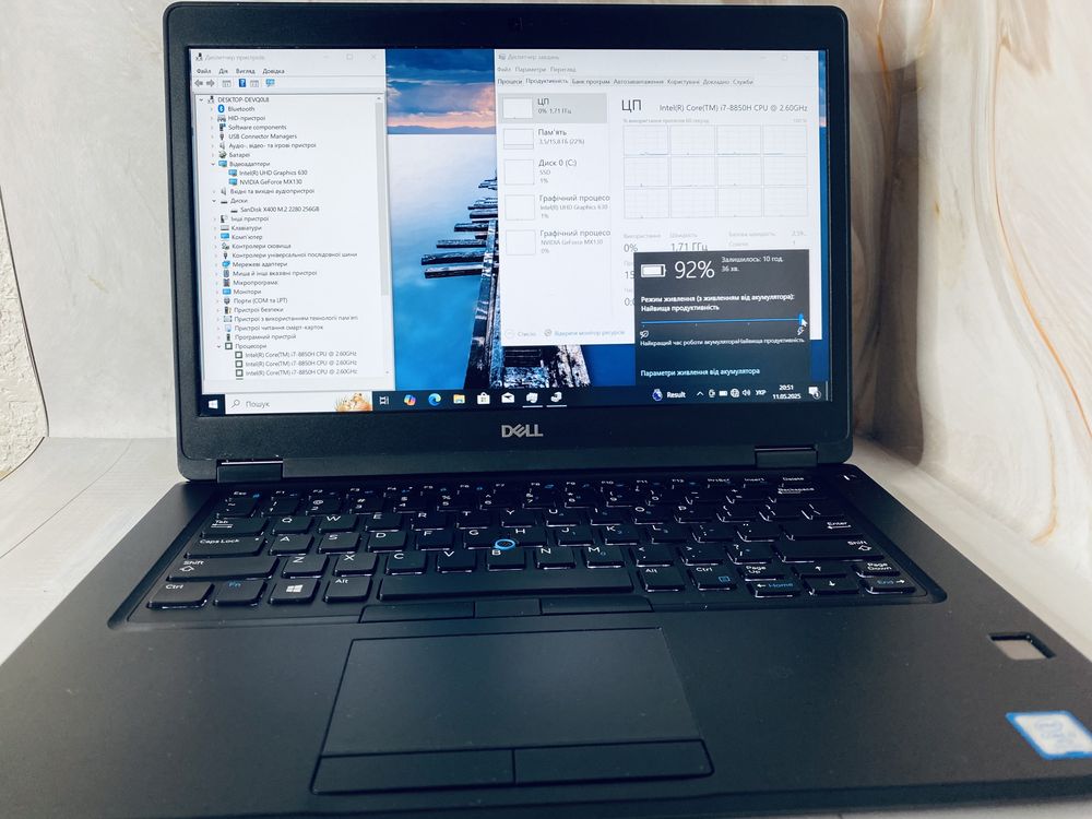 ‼️Nvidia‼️Dell Latitude 5491 14.1’ FHD ips i7-8850H 16/256