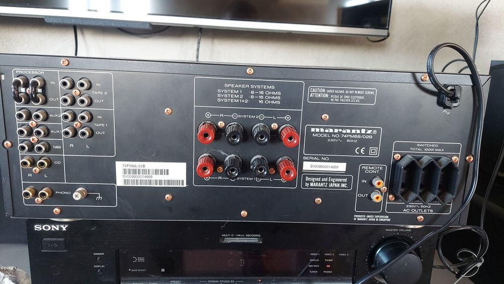 Marantz PM 68 wzmiacniac stereo 2x95W klasyka