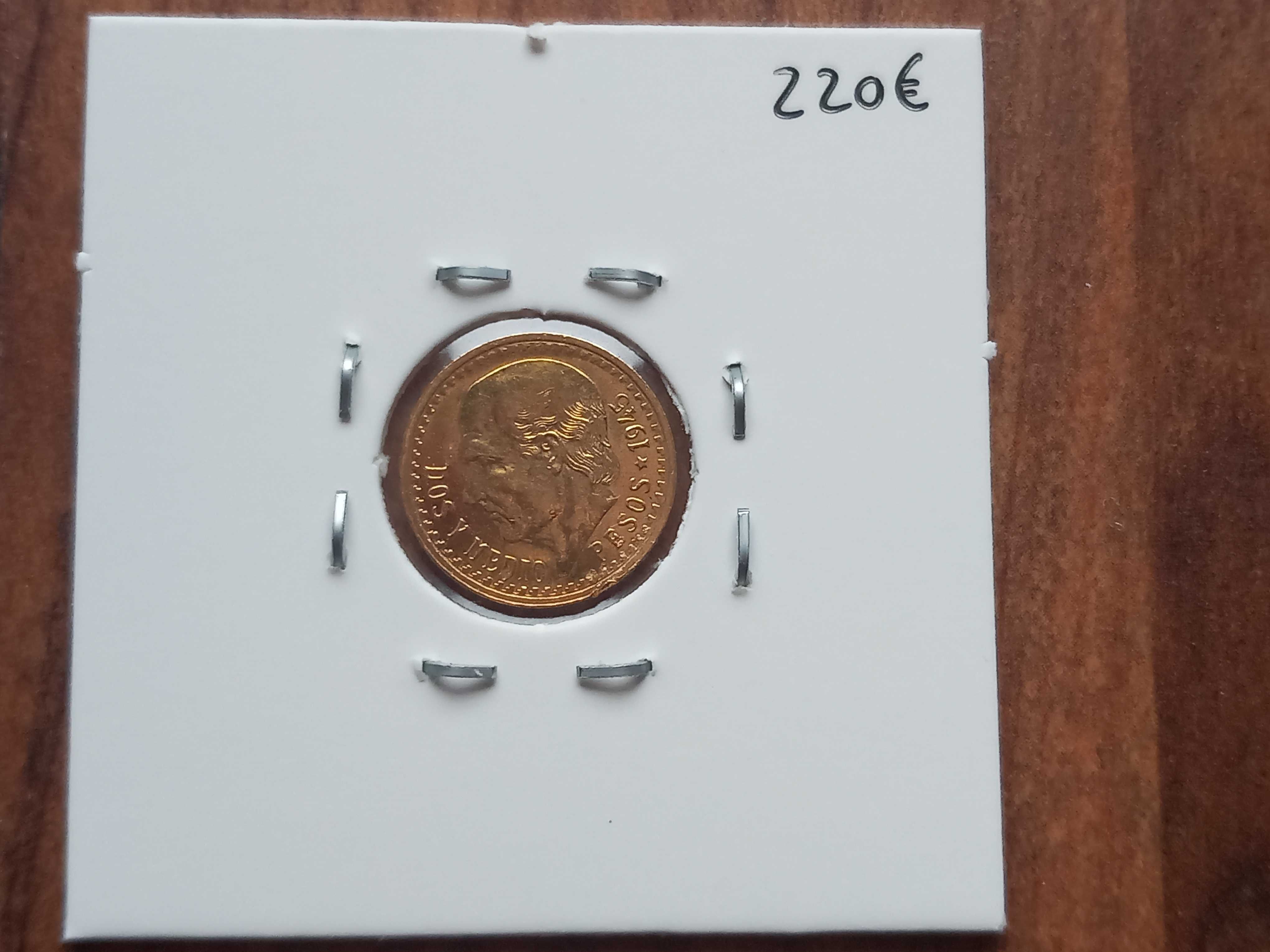 Moeda 2 Pesos e Meio 1945 México