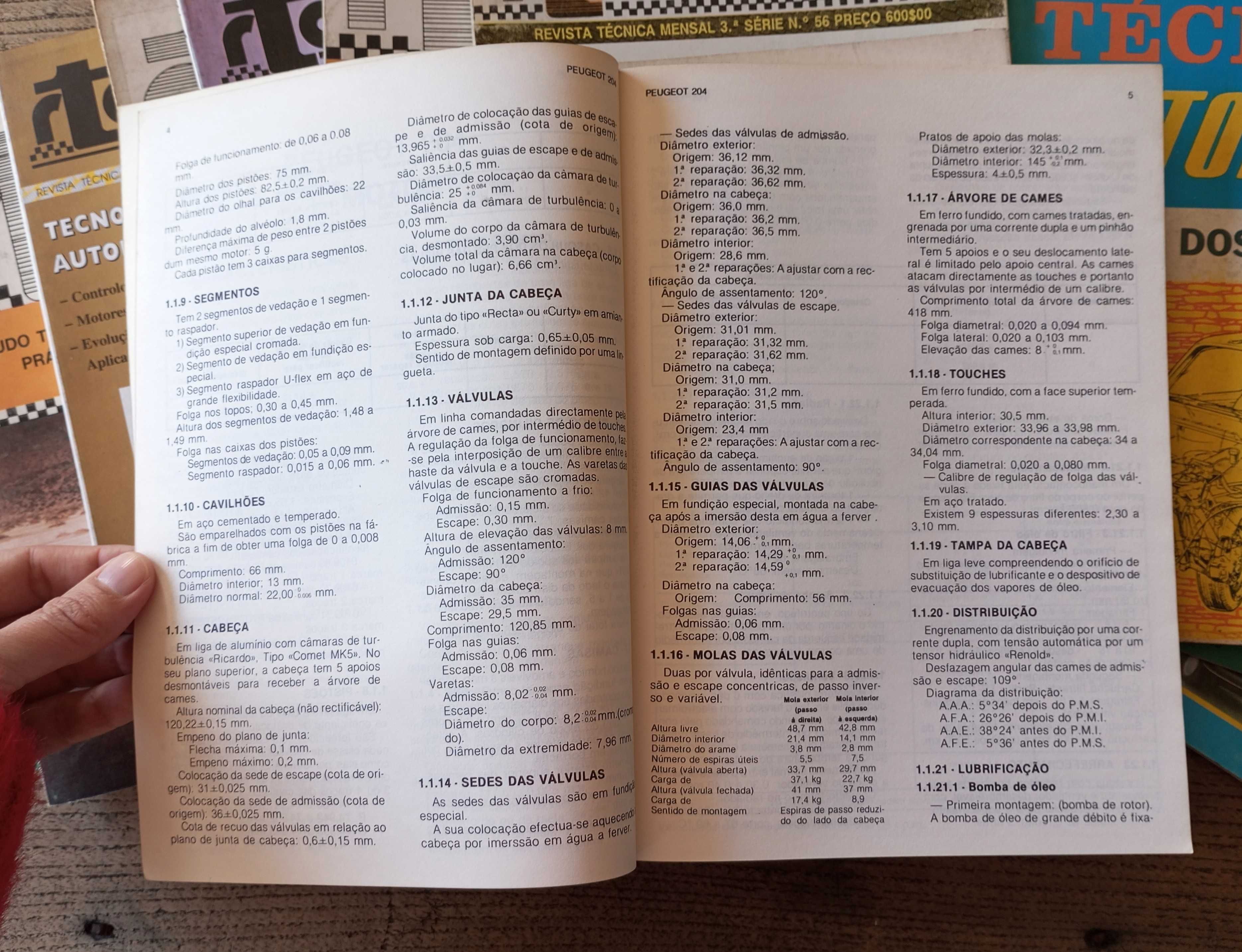 RTA Revista Técnica Automóvel anos 80 e 90